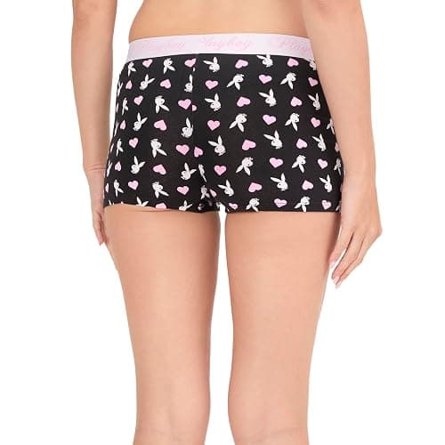Playboy Women's Juniors Ladies Bunny Print Underwear and Sports Bra Sets in Sizes XXS-XL thumbnail 6