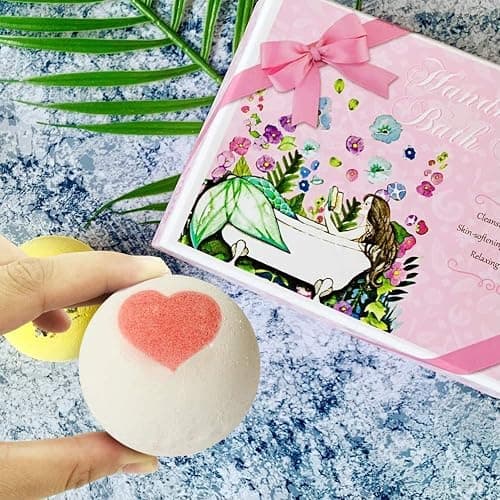STNTUS INNOVATIONS Bath Bombs, 7 Natural Bath Bomb Gift Set, Handmade Bubble Bathbombs for Women Kids, Gifts for Mom Her Girlfriend, Mothers Day Gifts, Birthday Valentines Christmas Gifts for Women thumbnail 6