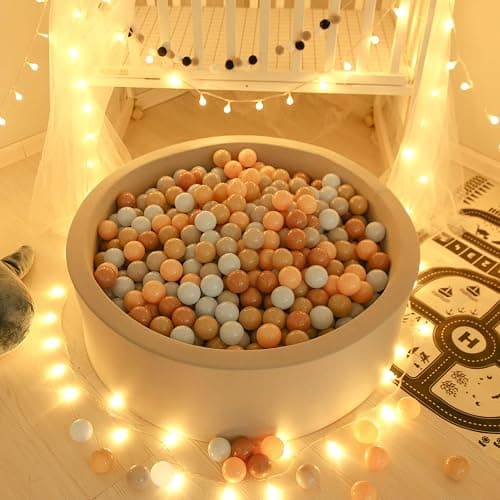 GOGOSO Ball Pits Balls for Toddlers Pack of 50 100 200 Plastics Shape Ball Non-Phthalate Non-BPA Non-Toxic 2.2-Inch Crush Proof Play Balls thumbnail 9
