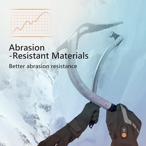 Heated Gloves for Men Women, Rechargeable Waterproof Heated Work Gloves with Arthritis Raynaud's Relief for Ski Hiking Driving thumbnail 4