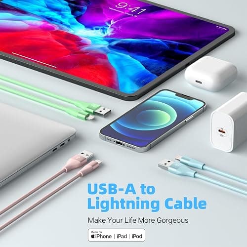 iPhone Charger 3Pack 10 FT Apple MFi Certified Lightning Cable Fast Charging iPhone Charger Cord Compatible with iPhone 14 13 12 11 Pro Max XR XS X 8 7 6 Plus SE iPad and More thumbnail 3