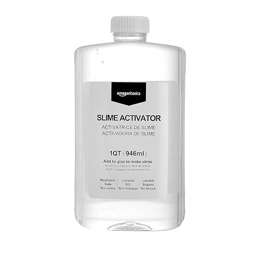 Amazon Basics Slime Activator Solution 1 QT (946ml), Baking Soda, Transparent thumbnail 3