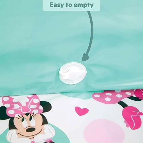 Disney Baby Minnie Mouse Tuckaway Toddler Folding Tub, Converts Shower to Bathtub, Folds to Store, Easy to Clean, Portable Baby Bathtub for Travel, 12M-5Y thumbnail 11