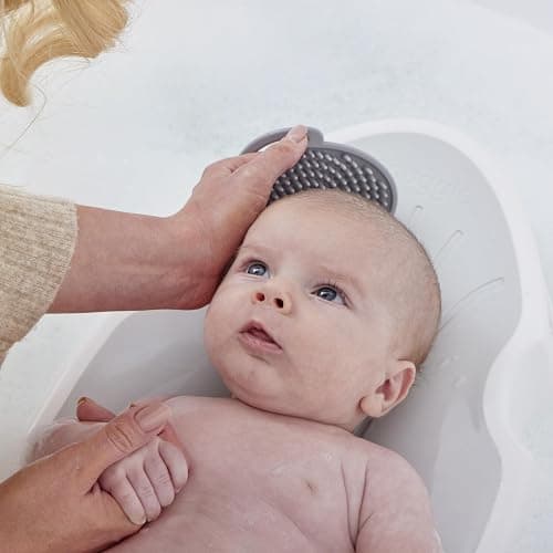 Shnuggle | Newborn Baby Bath Support | Ergonomic Soft-Touch Seat | Lightweight Non-Slip Base | Compact | Perfect for Babies up to 6 Months thumbnail 7