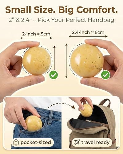 Potato Squishy Handmade Fidget Realistic Fake Food Stress Ball Mashed Potato Skin Soft Filled Squeeze for Anxiety Relief Toy Squeeze Shapeable for Adults and Teens Party Favors Gift(2in/5cm) thumbnail 6