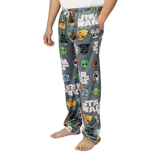 STAR WARS mens Pajama Bottom, Lounge Pant With Drawstring, Ultra-soft & Comfortable thumbnail 2