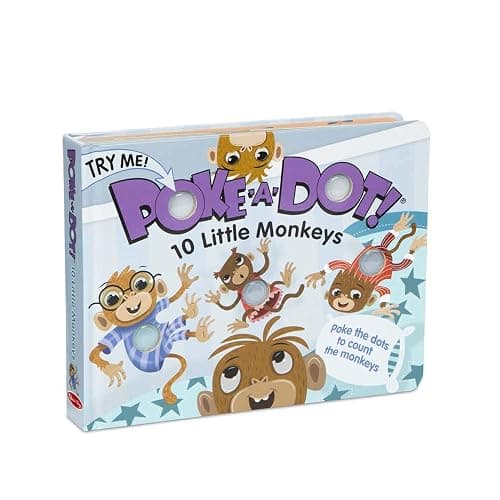 Poke-a-Dot: 10 Little Monkeys - Image 1