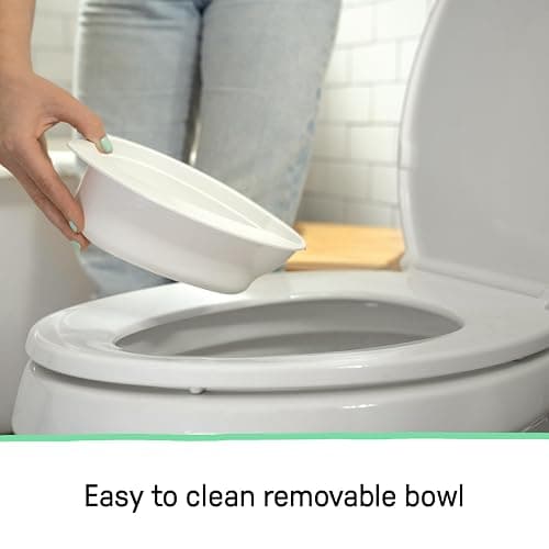 Ingenuity My Size Potty Pro 2-in-1 Potty Training Toilet, Floor Potty with Removable Potty Seat for Standard Toilets, Realistic Flushing Sound, For Toddlers Ages 18+ months, Up to 50 lb thumbnail 8