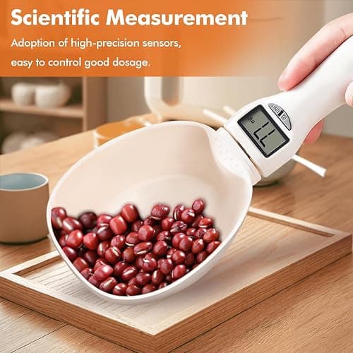 2pcs Digital Measuring Spoon Scale,Electronic Measuring Spoon 800g/0.1g High Precision with Screen,Adjustable Measuring Spoon for Cooking, Pet Food,Daily Meals thumbnail 5