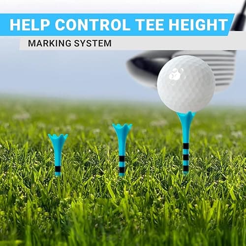 Full Choice Professional Plastic Golf Tees 100 Pack (3-1/4"), Enhanced Durability & Stability, Engineered to Minimize Friction and Side Spin thumbnail 4