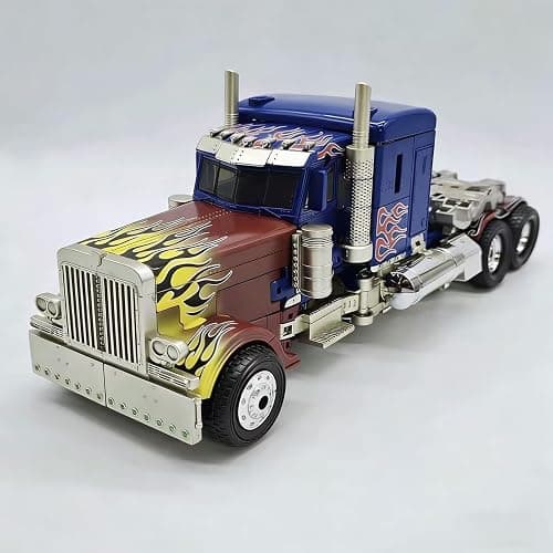 GERYNS Deformation Oversize Toy Action Figure Truck 12.6 Inches | Large Size Deformable Robot with Extra Interchangeable Head Gear Joints Alloy Parts for Adults Kids Ages 6+ thumbnail 6