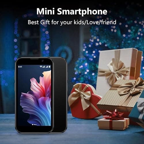 BLKE AIR Mini Phone 3.0" HD Touch Screen Mini Smartphone World's Smallest Unlocked Android Compact Mobile Phone for Kids & Students Cell Phone wih GPS Dual SIM Face ID 2GB+16GB Pink thumbnail 7