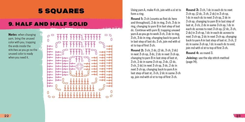 The Granny Square Card Deck: 50 mix and match designs thumbnail 17