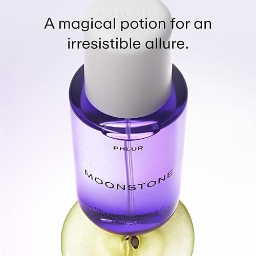 PHLUR Moonstone Body Mist - Hair & Body Fragrance Mist - Apple, Lemon, Jasmine, Sandalwood & Vanilla Body Spray (8 Fl Oz) thumbnail 2