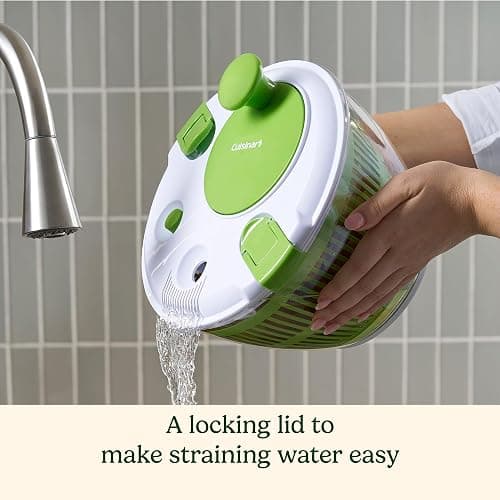Cuisinart Salad Spinner- Wash, Spin & Dry Salad Greens, Fruits & Vegetables, 3qt, CTG-00-SSAS thumbnail 4