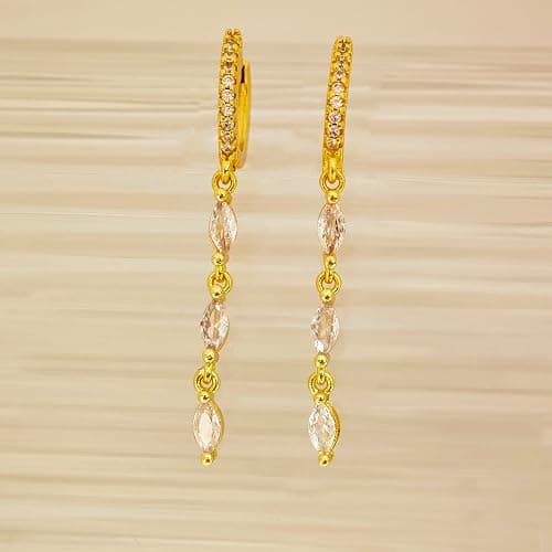 Tituthia Gold Earrings for Women Trendy, Simple Dainty 14K Gold Plated Paperclip Square Chain Link Dangle Hoops Earrings Pin Stud Huggie Earrings Lightweight Hypoallergenic Minimalist Aesthetic Gold Jewelry for Christmas Gifts thumbnail 4