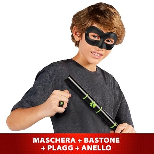 Miraculous: Tales Of Ladybug And Cat Noir Role Play Set Kids Fancy Dress Set Mask And Accessories Ladybug Superhero Costumes For Girls And Boys thumbnail 5