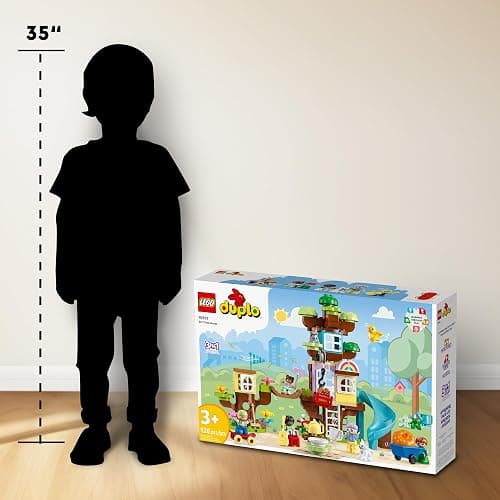 LEGO DUPLO 3in1 Tree House 10993 Creative Building Toy for Toddlers, Includes 8 Figures for Teaching Social Skills, Playing Together and Group Play, Great Birthday Gift for Kids thumbnail 3