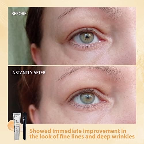 KTRolster perfection eye tightener Instant Hydrating Under Eye Cream, instant face lift cream, Easy-Wear Formula, Ultimate Lift & Smooth Finish, With Brush 2026 new-2 Pack thumbnail 6