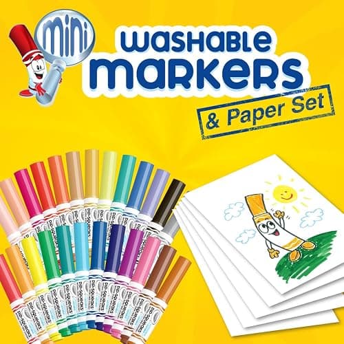 Crayola Pip-Squeaks Washable Marker Set (65ct), Holiday & Christmas Gifts for Kids, Coloring Set, Art Supplies for Kids, Drawing & Craft Kit, Travel Activity, 4+ thumbnail 7