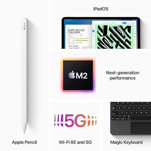 2022 Apple iPad Pro (11-inch, Wi-Fi + Cellular, 2TB) - Space Gray (Renewed) thumbnail 6