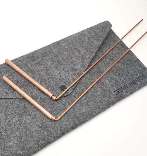 Spirit Hunter 99.9% Copper Dowsing Rod- 2PCS Divining Rods with Bag - Detect Gold, Water, Ghost Hunting etc. - Image 1