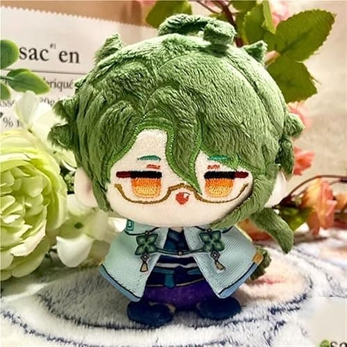 TOPLITHE Genshin Impact Kuscheltier, Anime Plüschtier Niedliche Weiche Stoffpuppe Schlüsselanhänger, Carcoon Figur Als Geschenk for Fans (Size : Baizhu) thumbnail 2