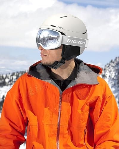 RIOROO Skihelm, Skihelme Herren Damen Jugendliche Größenverstellbar,Warme Flusen-Ohrpolster Snowboardhelm,Leichter Ski Helm mit Verstellbarem Belüftungssystem,Kompatibel mit Einer Skibrille thumbnail 7