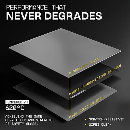Wallhack 4.0 Glass Gaming MousePad - Professional Esport Mouse Mat with Specialty Surface for Top Speed and Control, Large Tempered Glasspad with Full Silicone Base - (SkyPAD Black,XL 16.92" x 19.29") thumbnail 5