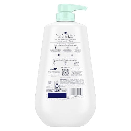 Dove Body Wash with Pump Sensitive Skin For 24hr Lotion-Soft Skin Moisturizing Skin Cleanser Gentle Hypoallergenic Formula with No Sulfates No Parabens 905 ml thumbnail 3