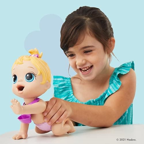 Baby Alive Lil Snacks Doll, Eats and Poops, Snack Theme, 8 Inch Baby Doll, Snack Box Shape Toy for Kids Aged 3+ Blonde Hair thumbnail 8