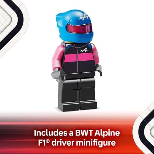 LEGO Speed Champions BWT Alpine F1 Team A524 Race Car Toy - Building Set for Kids, Boys & Girls, Ages 10+ - Toy Car for F1 Fans - Gift Idea for Birthday - 77248 thumbnail 4