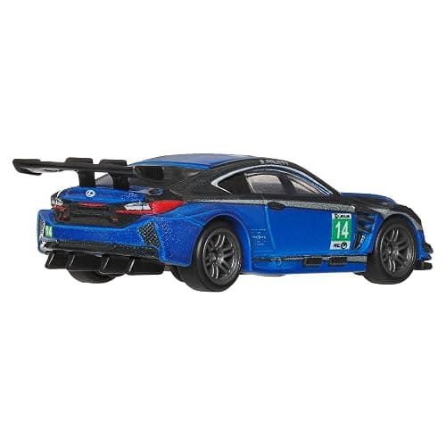 Hot Wheels Premium Car Culture Lexus RC F GT3 | Coche de juguete fundido a escala 1:64 con neumáticos Real Riders y cuerpo y chasis metálicos, Aerostyles Mix, JKF35 thumbnail 6
