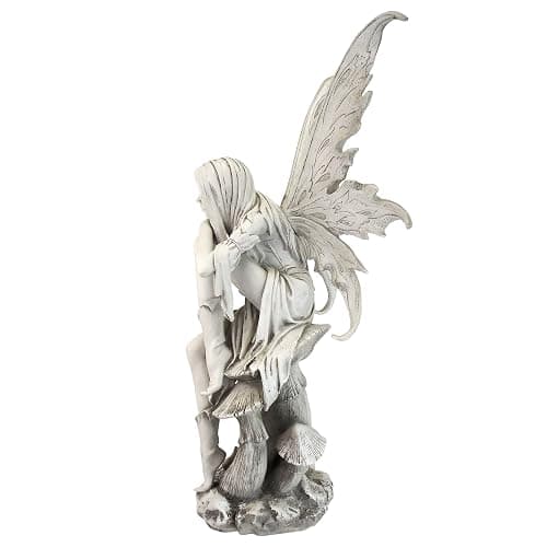 Design Toscano Fairy of Hopes and Dreams Garden Statue by Artist Cecelia 11"Wx11"Dx22" thumbnail 6