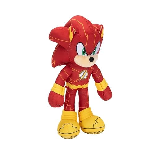 Sonic The Hedgehog DC Comics Sonic as The Flash and Silver as Green Lantern 9” Plush 2-Pack thumbnail 5