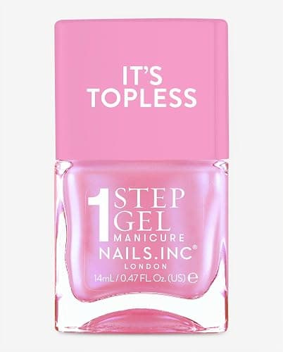 Nails.INC It's Topless Addison Iridescent Pink Gel-Like Nail Polish | Iridescent rosy pink gel nail polish stays glossy and long-lasting for 6 days. Ideal for manis, gifting, and glam nights. thumbnail 12