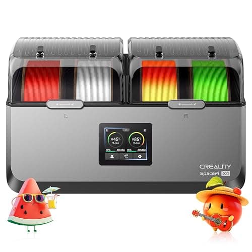 Official Creality Filament Dryer 4 Spools, Space Pi X4 Filament Storage Box, 85℃ Max Temperature, Dual Independent Heating Chambers, Power Saving for PLA PETG ABS TPU ASA PC PA PAHT - Image 1