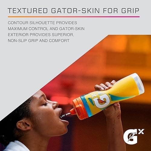 Gatorade Gx Plastic Squeeze Bottle, Light Blue, 30oz - Light Blue - 30oz - Bottle thumbnail 4