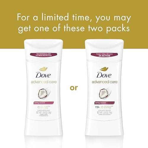 Dove Advanced Care Antiperspirant Deodorant Stick Caring Coconut for Helping Repair Skin Barrier After Shaving, with 72-Hour Sweat & Odor Protection, 2.6 oz thumbnail 3