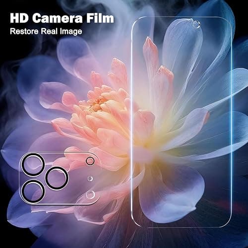 PEHAEL 3+3Pack for iPhone 17 Pro Privacy Screen Protector with Camera Lens Protector Full Coverage Anti-Spy Tempered Glass Film 9H Hardness Easy Installation Bubble Free [6.3 inch] thumbnail 5