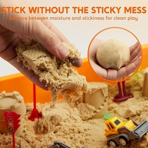 JOVA Klever Kits Construction Sensory Bin with Glow-in-Dark Stones, Ages 3+ thumbnail 4