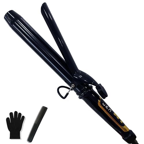 abp 1.25 Inch Curling Iron Extra Long Barrel with Ceramic Coating for Long/Medium Hair,1 1/4 INCH LCD Display Instant Heat up to 450°F with clamp,Hair Style Tool Girls & Women thumbnail 7