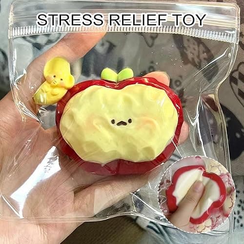 EDLMKM 5 PCS Mochi Squishy Toys, Taba Squishy Set, Stress Balls For Boys Girls Party, Soft Squeeze Fidget Toys, Cute Fufu Stress Relief Sensory Play Fidget, Fun Birthday Gift for Anxiety Relief thumbnail 3