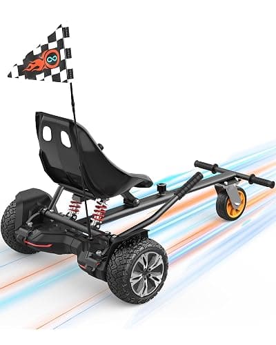 Gyroor Self Balancing Scooters Seat Attachment - Go Kart Conversion for 6.5'' to 10'' Self Balancing Scooters, Adjustable Frame Length, Perfect for Kids and Adults - Image 1