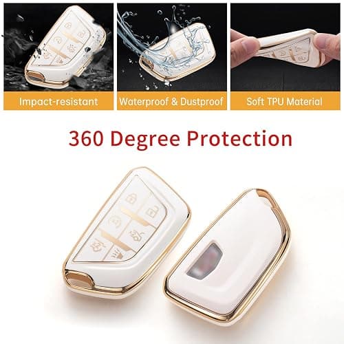 Snugfit Key fob Cover White (for Cadillac B) thumbnail 3