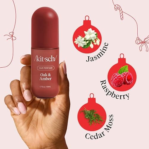 Kitsch Hair Perfume for Women- Warm Sugar and Oak & Amber | Clean, Deodorizing & Patented Odor-Eliminating Technology Hair Spray & Body Mist- Freshen Hair, Pillows | Ideal Gifts for Women - 50mL, 2pcs thumbnail 8
