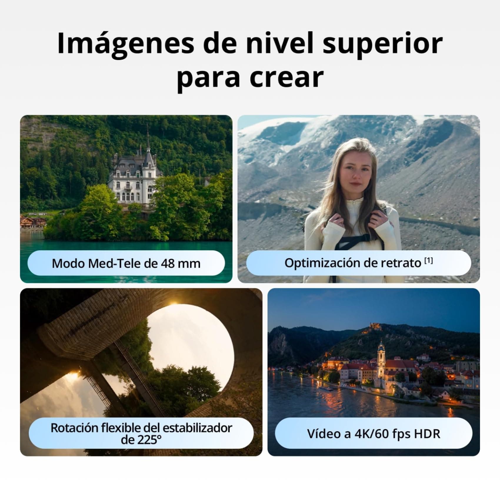 Pack DJI Mini 5 Pro Vuela Más Plus con DJI RC 2, dron con cámara, CMOS de 1 pulgada, Dron 4K para principiantes, Detección de obstáculos, ActiveTrack 360°, Mayor duración de la batería thumbnail 3