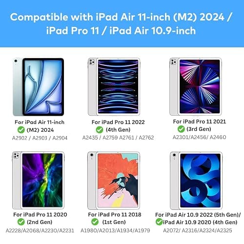 Keyboard Case for iPad Air 11-inch (M3 2025 / M2 2024) & iPad Pro 11 inch(1st/2nd/3rd/4th Generation) – Magic-Style Magnetic Keyboard Case with Multi-Touch Trackpad for 10.9” iPad Air 4th/5th Gen. thumbnail 3