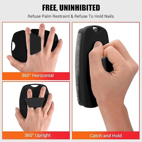 Canroom Silicone Body Scrubber - Anti Zinc Infused-Highly Elastic Bristles Exfoliating Body Scrubber for Shower Body,Cellulite Reduction,Blood Circulation- Black thumbnail 3