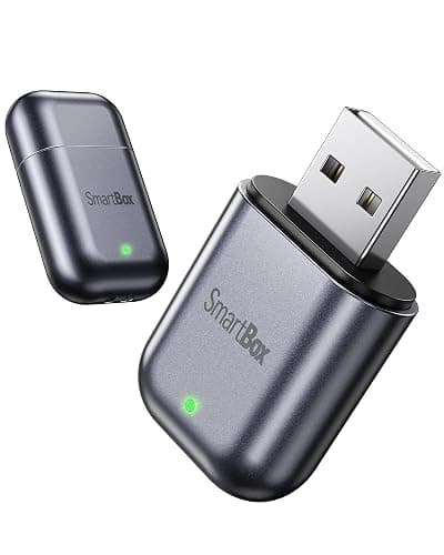 Burnt Sugar Wireless Carplay Adapter for iPhone 2026 Upgraded, Ultra-Mini USB for Apple Car Play Convert Wired to Wireless, Stable Low-Lag GPS Plug & Play for iOS 10+ & Cars from 2016+ (Bright Gray) - Image 1